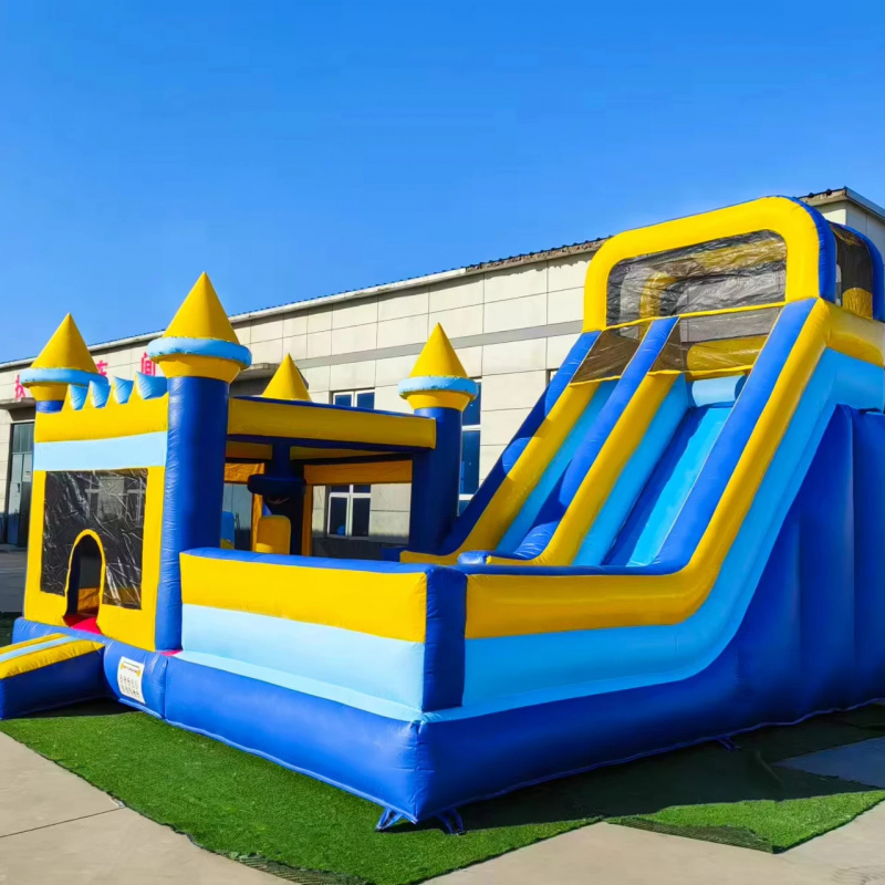 Water Slide Inflatable - Ticari Sınıf 4'ü 1 Arada Şişme