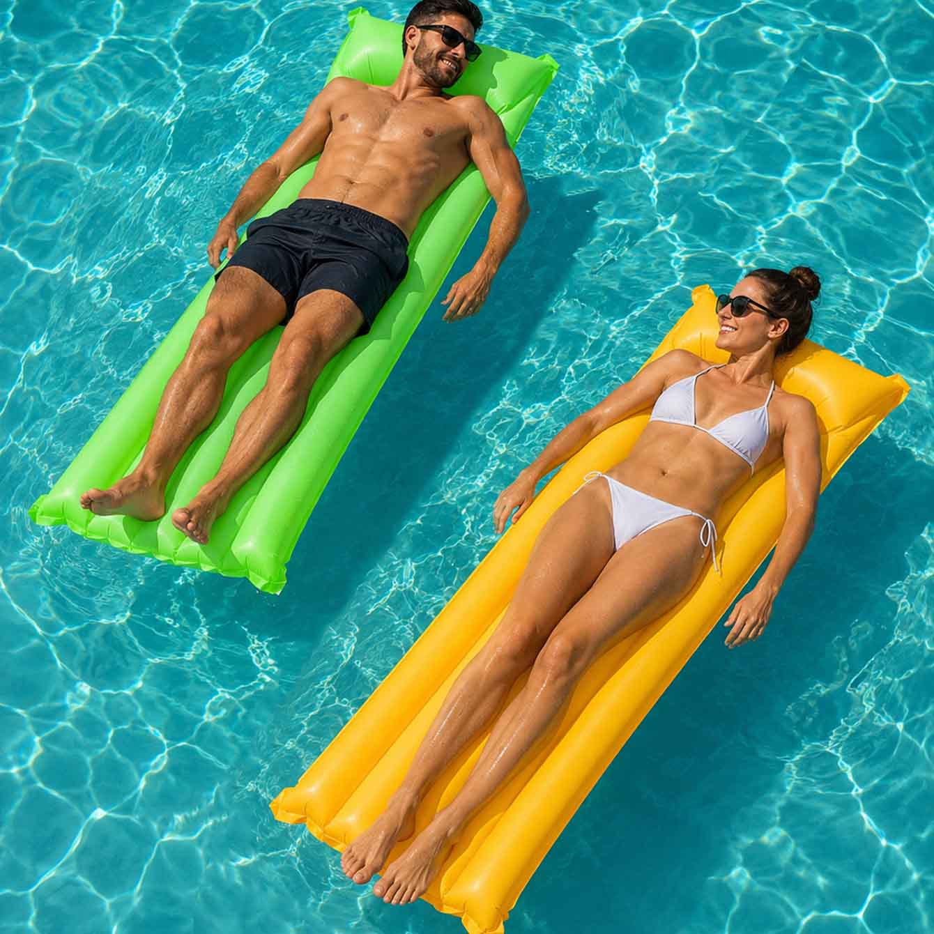 Pool Float Ring Inflatable - 1 adet havuz şamandırası şişme yüzme