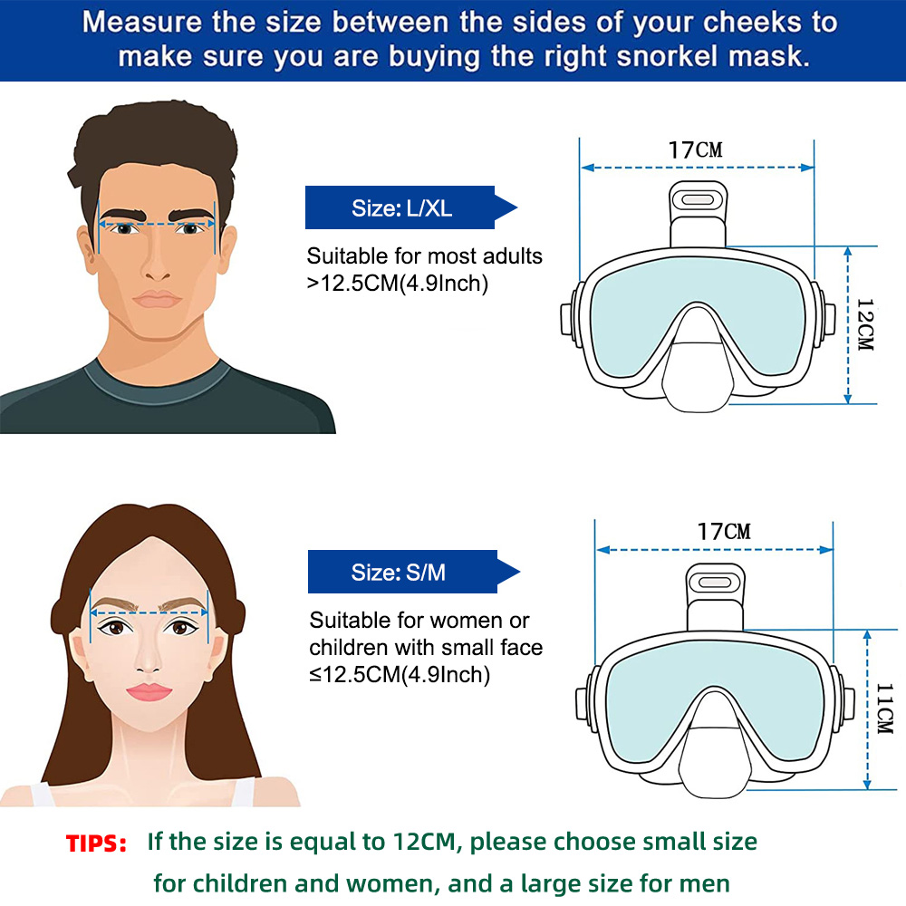 Dalış Maskeleri Katlanabilir B - Snorkel Mask Full Face incelemesi ve fiyatı