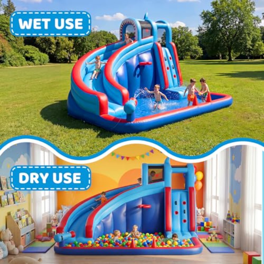 Çocuklar için arka bahçe şişme - Water Slide Inflatable incelemesi ve fiyatı