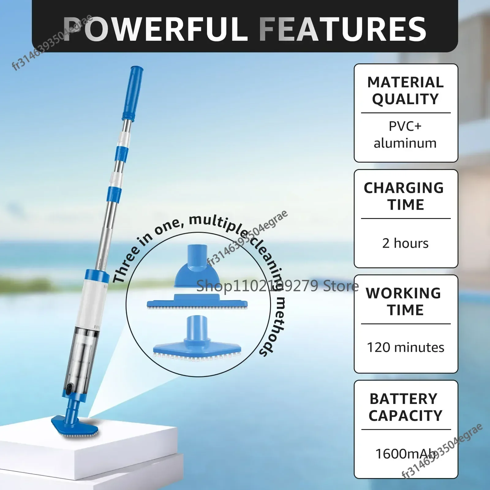 YENİ Havuz Süpürgesi Şarj Edil - Pool Vacuum Manual incelemesi ve fiyatı