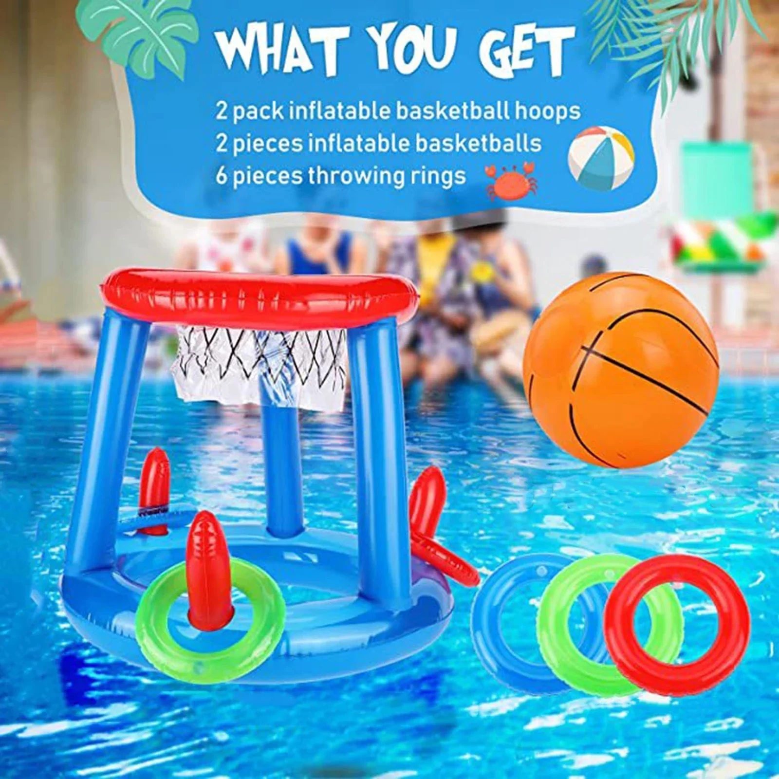 Şişme Basketbol Potası ve Çapr - Pool Float Ring Inflatable incelemesi ve fiyatı